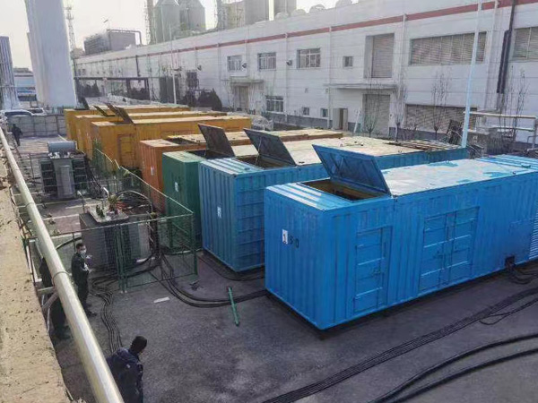 营口柴油发电机出租案例展示